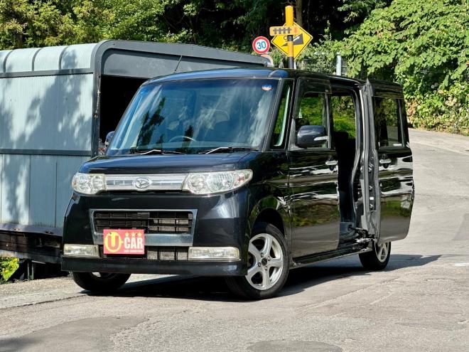 タントカスタムX  4WD  タイミングチェーン車　HID キーフリー　DVD再生オーディオ 4WD 660 5Dr