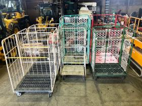 その他　カゴ台車　中古　まとめて7台セット　