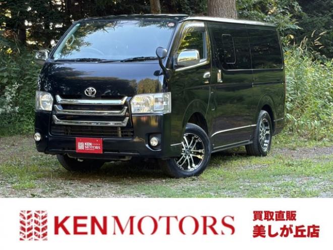 ハイエースバン3.0 スーパーGL ロング ディーゼルターボ 4WD　社外ナビ・Bカメラ・純正スターター・社外アルミ・ワンオーナー 3000