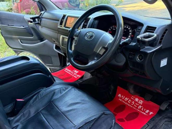 ハイエースバン3.0 スーパーGL ロング ディーゼルターボ 4WD　社外ナビ・Bカメラ・純正スターター・社外アルミ・ワンオーナー 3000