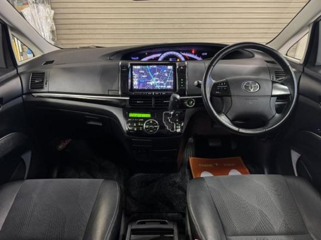 エスティマアエラス　プレミアムエディション　本州仕入　禁煙車　アルパインビッグＸナビ　アルパイン製リアフリップダウンモニター　フルセグ地デジ　ＤＶＤ再生　Ｂｌｕｅｔｏｏｔｈ　両側パワースライドドア　純正ブラックハーフレザーシート　ＥＴＣ 4WD 2400 5Dr