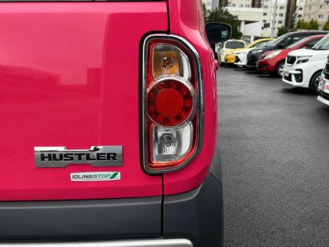 ハスラーX 4WD　プッシュスタート　スマートキー純正SDナビ　フルセグTV　バックカメラ　衝突被害軽減　横滑り防止　シートヒーターアイドリングストップ　HIDヘッドライト　ダウンヒルアシスト 660