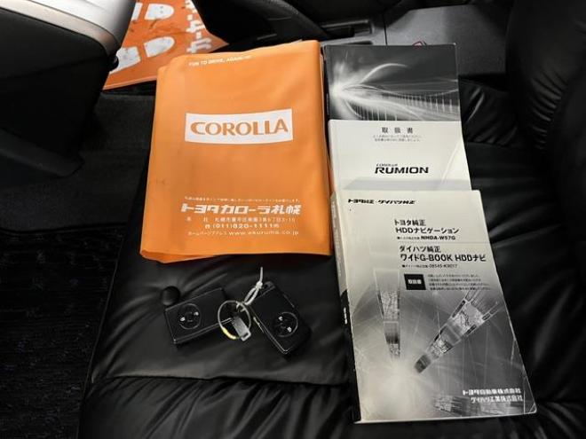 カローラルミオン１．８Ｓ　エアロツアラー　禁煙車　寒冷地仕様　純正エアロ　純正ナビ　地デジ　ＤＶＤ再生　Ｂｌｕｅｔｏｏｔｈオーディオ　ＰＵＳＨスタート　スマートキー　フロントガラス熱線　純正ドアバイザー　タイミングチェーン車　ＥＴＣ 4WD 1800 5Dr