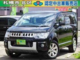 デリカ　D：5 2.2 D パワーパッケージ ディーゼルターボ 4WD　本州車　保証付1年/走行距離無制限　4WD　2.2ディーゼルターボ　両側パワースライドドア　社外ナビ　TV　バックカメラ　前席シートヒーター　ビルトインETC　純正HID　18インチアルミホイール　スマートキー2個 2300