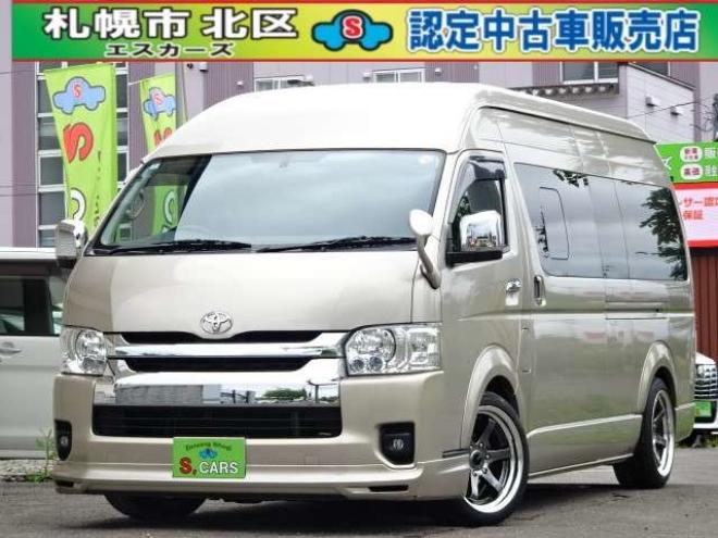レジアスエース2.7 DX ワイド ハイルーフ スーパーロングボディ GLパッケージ 4WD　5人乗 保証/走行距離無制限　4WD　4型ハイルーフワイド　舞杏KBレーシングII18AW　6型メッキドアミラー　ローダウン　LEDヘッドライト　LEDフォグ　社外ナビ　バックカメラ　エンスタ　Rヒーター　Rエアコン 2700