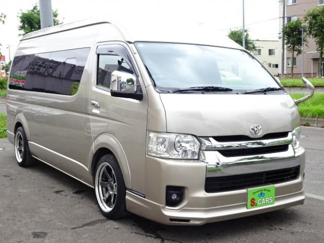 レジアスエース2.7 DX ワイド ハイルーフ スーパーロングボディ GLパッケージ 4WD　5人乗 保証/走行距離無制限　4WD　4型ハイルーフワイド　舞杏KBレーシングII18AW　6型メッキドアミラー　ローダウン　LEDヘッドライト　LEDフォグ　社外ナビ　バックカメラ　エンスタ　Rヒーター　Rエアコン 2700