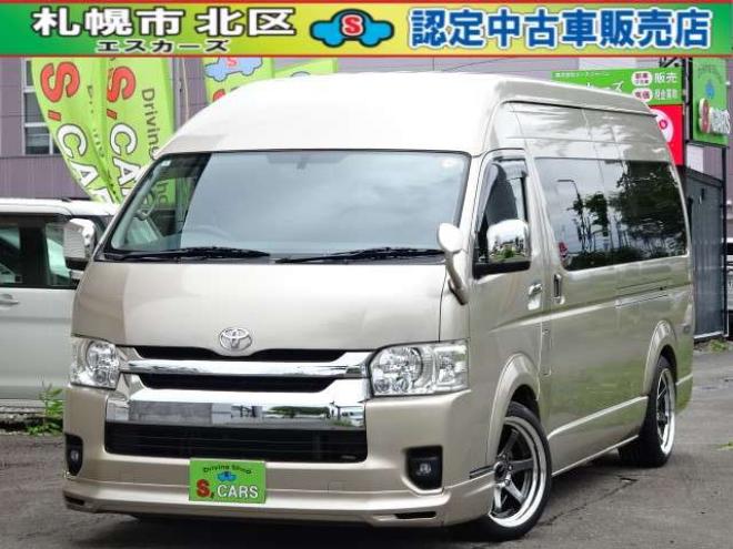 レジアスエース2.7 DX ワイド ハイルーフ スーパーロングボディ GLパッケージ 4WD　5人乗 保証/走行距離無制限　4WD　4型ハイルーフワイド　舞杏KBレーシングII18AW　6型メッキドアミラー　ローダウン　LEDヘッドライト　LEDフォグ　社外ナビ　バックカメラ　エンスタ　Rヒーター　Rエアコン 2700