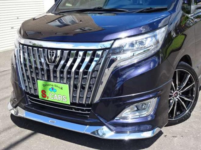 エスクァイア2.0 Gi 4WD　本州車　保証1年/走行距離無制限　4WD　モデリスタエアロ　トヨタセーフティセンスC　TEIN車高調　純正オプショングリル　両側パワースライドドア　純正10型ナビ　TV　バックカメラ　純正エンジンスターター 本革 2000