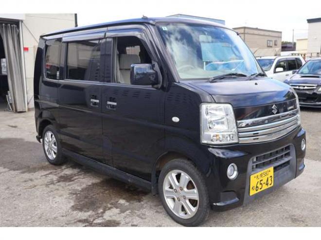 エブリイワゴン PZターボ 4WD　両側パワースライドドア・ナビ・TV・キーレス・タイミングチェーン式 660