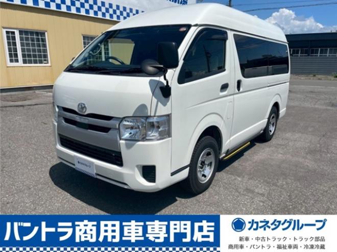 ハイエースバン2.8 ウェルキャブ Bタイプ ロング ディーゼルターボ 4WD　4WD　寒冷地仕様　10人乗り(車いす2基+8人)　パワースライドドア　リヤクーラー　リヤヒーター 福祉車両 2800