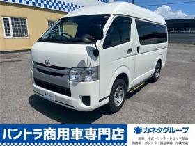 ハイエースバン　2.8 ウェルキャブ Bタイプ ロング ディーゼルターボ 4WD　4WD　寒冷地仕様　10人乗り(車いす2基+8人)　パワースライドドア　リヤクーラー　リヤヒーター 福祉車両 2800