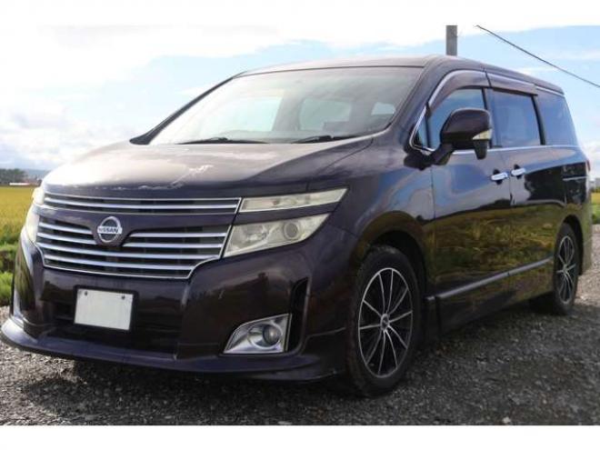 エルグランド2.5 250ハイウェイスター 4WD　検二年　　BT　TV　片側電動スライドドア　自社　ローンカノウ 2500