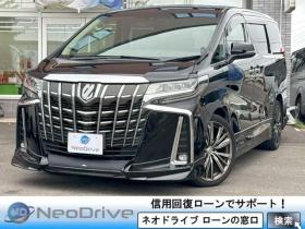 アルファード　2.5S Cパッケージ 4WD　ローンが不安な方＜優遇ローン＞　寒冷地仕様　TRDエアロ　純正10型ナビ　後席モニター 4WD 2500 5Dr