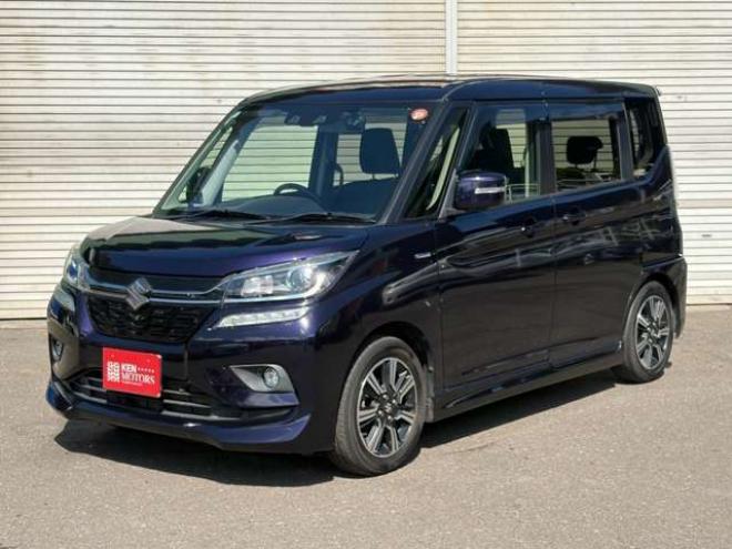 ソリオ1.2 バンディット ハイブリッド MV 4WD　ワンオーナー車4WDデュアルブレーキサポート　左リアパワスラ純正エンジンスターター　シートヒーター 1200