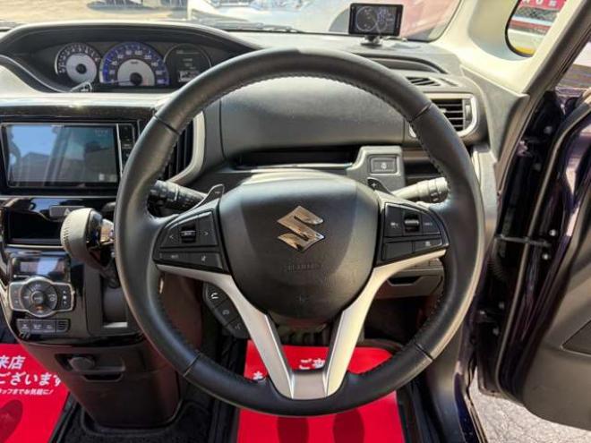 ソリオ1.2 バンディット ハイブリッド MV 4WD　ワンオーナー車4WDデュアルブレーキサポート　左リアパワスラ純正エンジンスターター　シートヒーター 1200