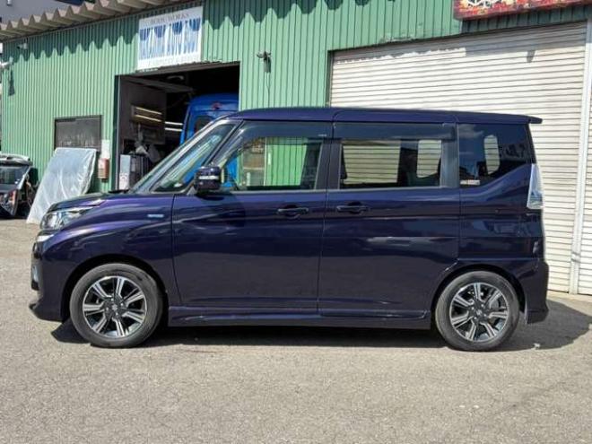 ソリオ1.2 バンディット ハイブリッド MV 4WD　ワンオーナー車4WDデュアルブレーキサポート　左リアパワスラ純正エンジンスターター　シートヒーター 1200