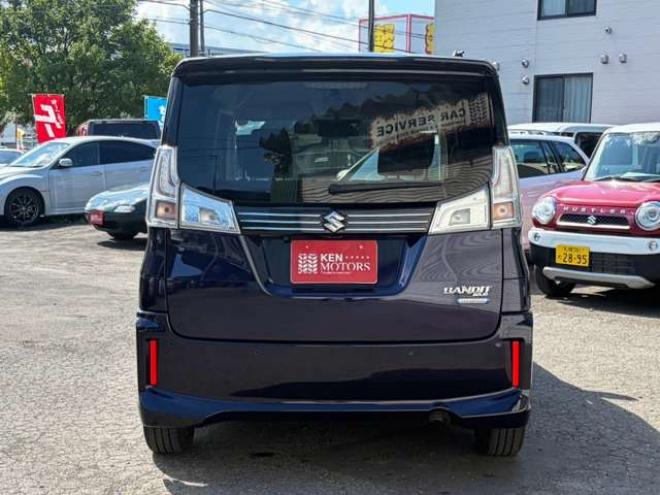 ソリオ1.2 バンディット ハイブリッド MV 4WD　ワンオーナー車4WDデュアルブレーキサポート　左リアパワスラ純正エンジンスターター　シートヒーター 1200