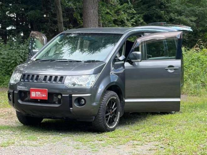 デリカD：5 2.2 D パワーパッケージ ディーゼルターボ 4WD　アルパインナビ・フリップダウン・ETC・シートヒーター 2300