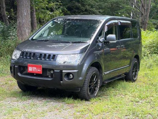 デリカD：5 2.2 D パワーパッケージ ディーゼルターボ 4WD　アルパインナビ・フリップダウン・ETC・シートヒーター 2300