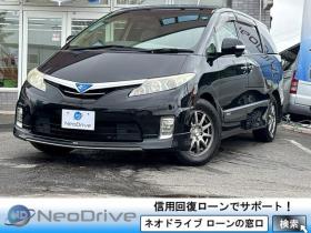 エスティマハイブリッド　ハイブリッド2.4X 4WD　ローンが不安な方＜優遇ローン＞　本州仕入　モデリスタエアロ　純正ナビ　フルセグTV 4WD 2400 5Dr