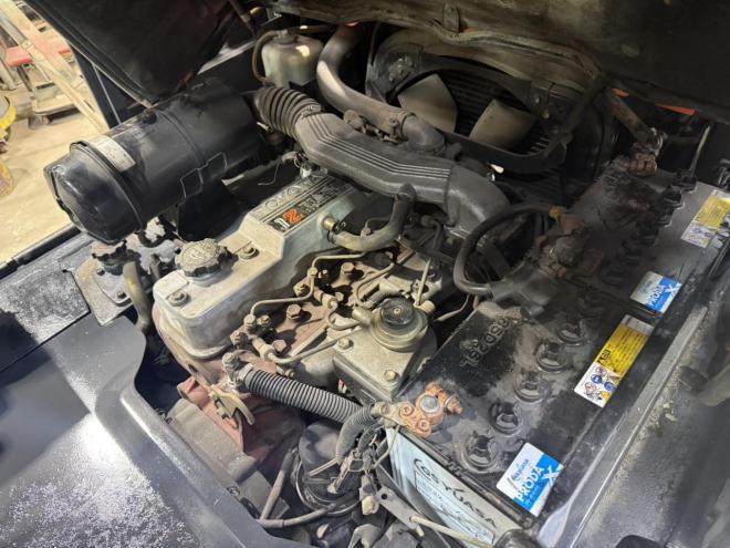 フォークリフト全塗装済！トヨタ 5FD30 3トンフルフリー3段マスト サイドシフト ディーゼル 