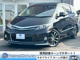 エスティマ　2.4アエラス プレミアム エディション 4WD　ローンが不安な方＜優遇ローン＞　本州仕入 モデリスタエアロ　寒冷地仕様　純正8型ナビ 4WD 2400 5Dr