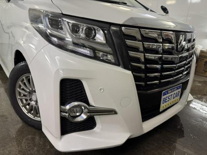 アルファード２．５Ｓ　Ｃパッケージ　本州仕入　寒冷地仕様　禁煙車　純正リアフリップダウンモニター　純正１８インチＡＷ　社外１６ＡＷ＋スタッドレスタイヤ付　両側パワースライドドア　パワーバックドア　純正エンジンスターター　前後ドラレコ 4WD 2500 5Dr