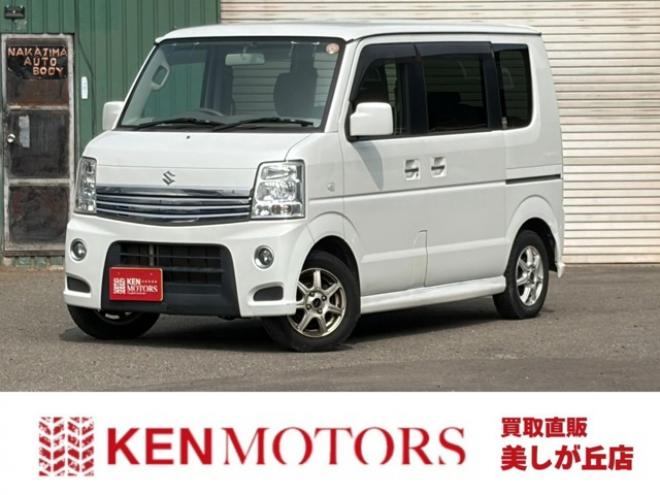 エブリイワゴン PZターボ 4WD　ターボ4WD社外ナビ　バックカメラ　シートヒーターミラーヒーター左リアパワスラ 660