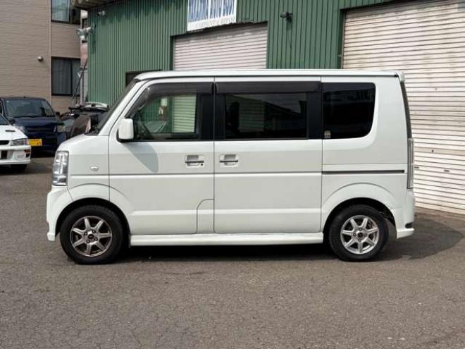 エブリイワゴン PZターボ 4WD　ターボ4WD社外ナビ　バックカメラ　シートヒーターミラーヒーター左リアパワスラ 660