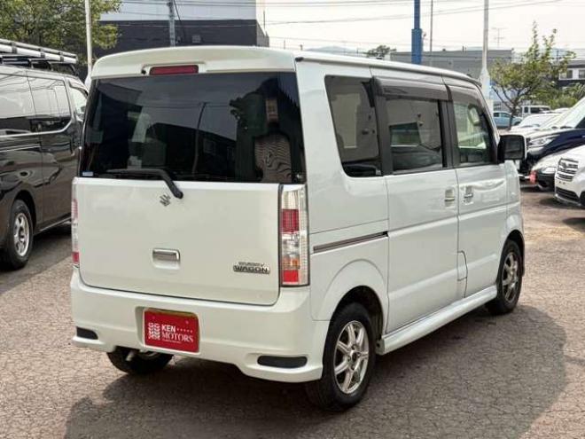 エブリイワゴン PZターボ 4WD　ターボ4WD社外ナビ　バックカメラ　シートヒーターミラーヒーター左リアパワスラ 660