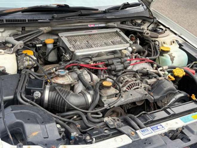 インプレッサSTI 2.0 WRX バージョンIV 4WD　4WD　ETC　ナビ　アルミホイール　MT　ABS　エアコン　パワーステアリング 2000