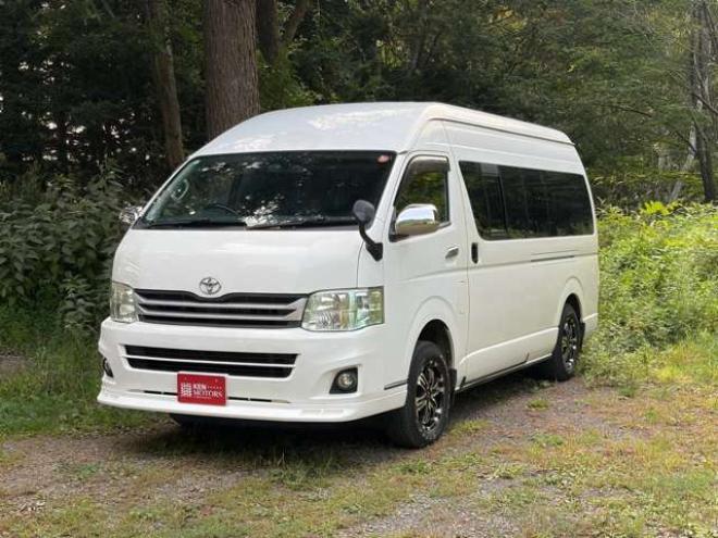 ハイエースバン2.5 DX スーパーロング ハイルーフ ディーゼルターボ 4WD　ハイルーフ4WD　ETC　リアヒーター社外16インチ社外ナビ地デジ　バックカメラ 2500
