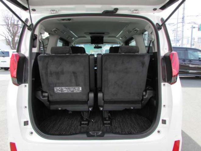 アルファード3.5 SA Cパッケージ 4WD　純正ナビ/フルセグTV/バックカメラ/プリクラッシュセーフティー/LEDヘッドライト/スマートキー一体式エンジンスターター/レーダークルーズコントロール/純正フリップダウンモニター/ビルトインETC/両側Pスライドドア 3500
