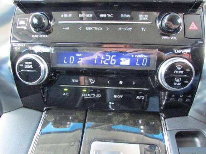 アルファード3.5 SA Cパッケージ 4WD　純正ナビ/フルセグTV/バックカメラ/プリクラッシュセーフティー/LEDヘッドライト/スマートキー一体式エンジンスターター/レーダークルーズコントロール/純正フリップダウンモニター/ビルトインETC/両側Pスライドドア 3500
