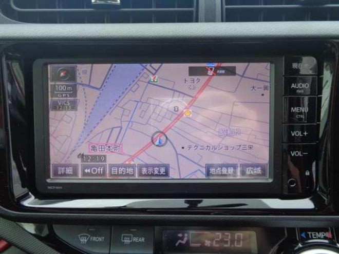 アクア1.5 S　ワンオーナー車　中期型　純正メモリーナビ　ワンセグ　スマートキー 2WD 1500