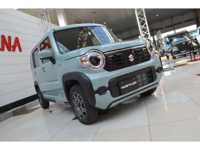 ハスラーハイブリッド G 4WD　届出済未使用車ハイブリッド4WDセーフティサポート搭載アイドリングストップパーキングセンサー横滑り防止装置ハイビームアシストLEDライトアダプティブクルーズコントロール 登録済未使用車 660