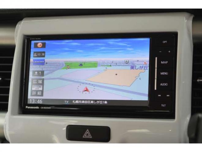 ハスラーG 4WD　ワンオーナー車5速マニュアル4WDアイドリングストップ横滑り防止装置7インチワイドナビTVシートヒーター純正アルミドライブレコーダー 660