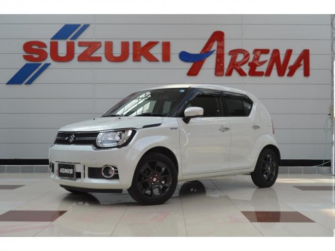イグニス1.2 ハイブリッド MZ セーフティパッケージ装着車 4WD　ワンオーナー車ハイブリッド4WDセーフティサポート搭載パドルシフトアイドリングストップSDナビTVバックカメラLEDライト横滑り防止装置クルーズコントロール 1200