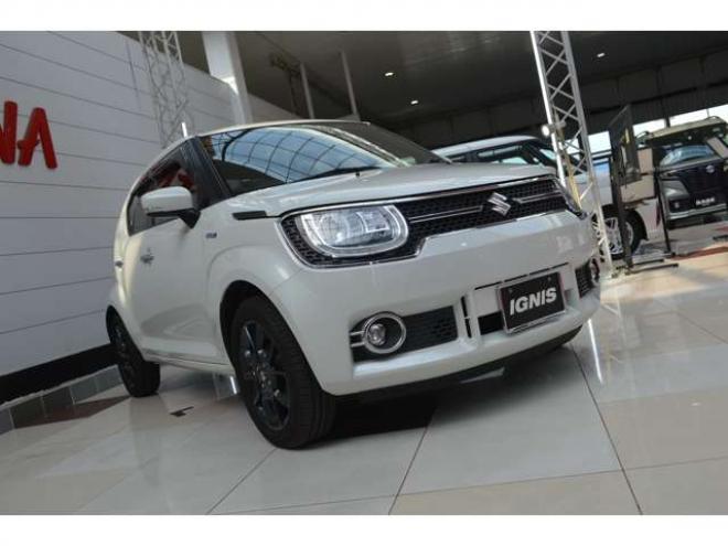 イグニス1.2 ハイブリッド MZ セーフティパッケージ装着車 4WD　ワンオーナー車ハイブリッド4WDセーフティサポート搭載パドルシフトアイドリングストップSDナビTVバックカメラLEDライト横滑り防止装置クルーズコントロール 1200