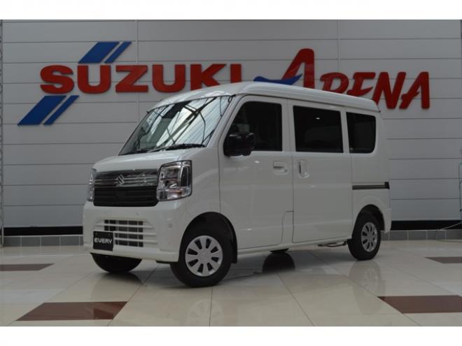 エブリイジョイン ハイルーフ 4WD　届出済未使用車ハイルーフ4WDインパネCVTスズキコネクト対応通信機装着車セーフティサポート搭載アイドリングストップ9インチ全方位モニター付ナビバックカメラ横滑り防止装置ハイビームアシストLEDライト 登録済未使用車 660