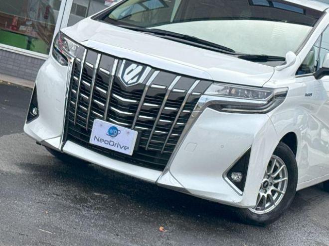 アルファードハイブリッドハイブリッド2.5X 4WD ローンが不安な方＜優遇ローン＞ 寒冷地仕様　アルパインビックナビ　後席モニター　両側パワースライド 4WD 2500 5Dr