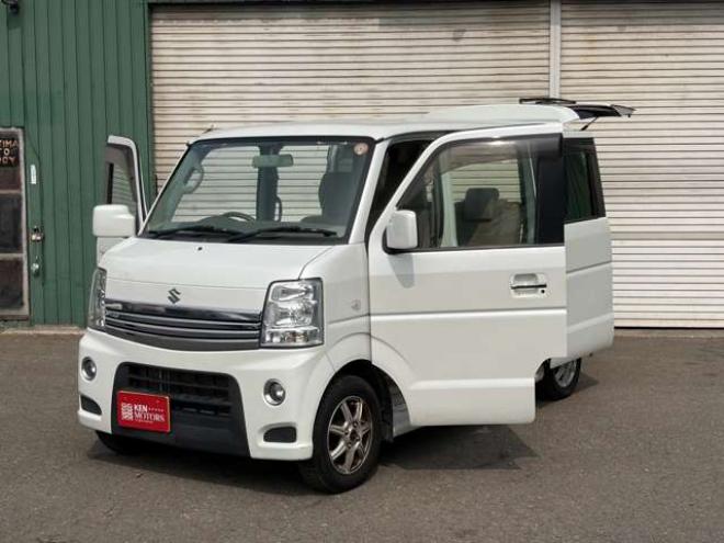 エブリイワゴン PZターボ 4WD　ターボ4WD社外ナビ　バックカメラ　シートヒーターミラーヒーター左リアパワスラ 660
