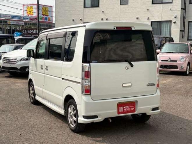 エブリイワゴン PZターボ 4WD　ターボ4WD社外ナビ　バックカメラ　シートヒーターミラーヒーター左リアパワスラ 660