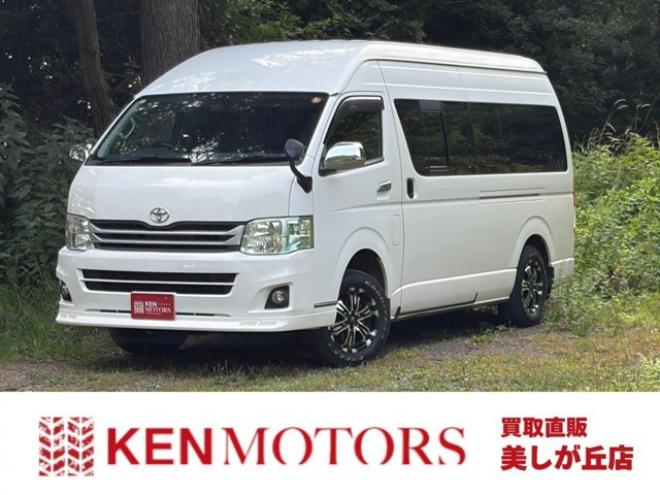 ハイエースバン2.5 DX スーパーロング ハイルーフ ディーゼルターボ 4WD　ハイルーフ4WD　ETC　リアヒーター社外16インチ社外ナビ地デジ　バックカメラ 2500