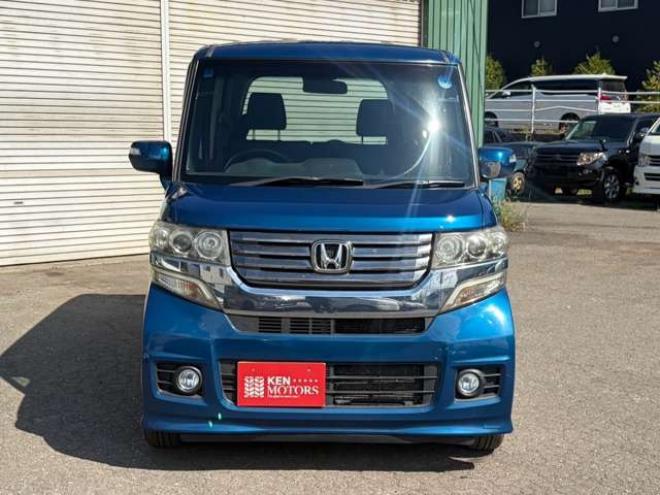 N-BOX+カスタムG 4WD　ワンオーナー車4WD　社外ナビ　地デジ　純正スターターETCスペアキー 660