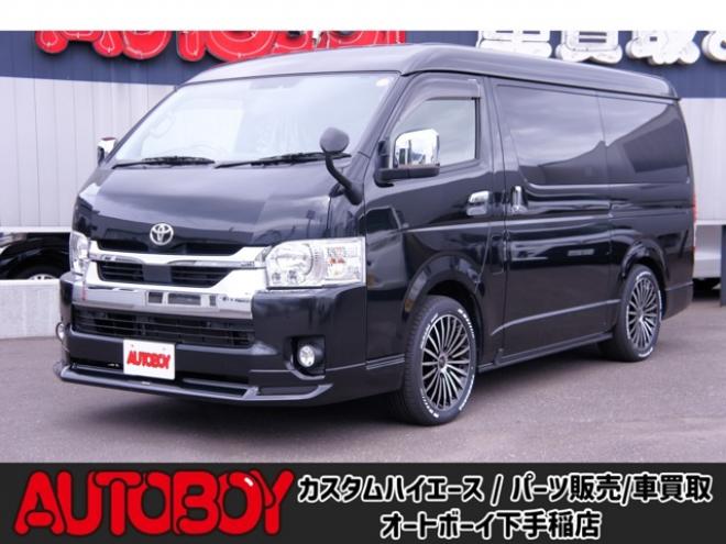 ハイエース2.7 GL ロング ミドルルーフ 4WD　ワンオーナー・モデリスタエアロ・バックギャモン18インチアルミ・KENWOOD製スピーカー 2700