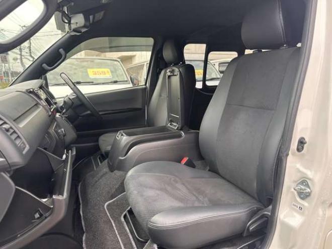 ハイエースバン2.8 スーパーGL ダークプライムII ロングボディ ディーゼルターボ 4WD　ESSEX　FスポイラーVer3 サイドライナー リアライナー フロアマッド ENCD17インチ YOKOHAMA PA03 ハーフレザーシート Pスタート リアヒーター&クーラー 社外テールランプ OPLEDヘッドライト ベッドキット 2800