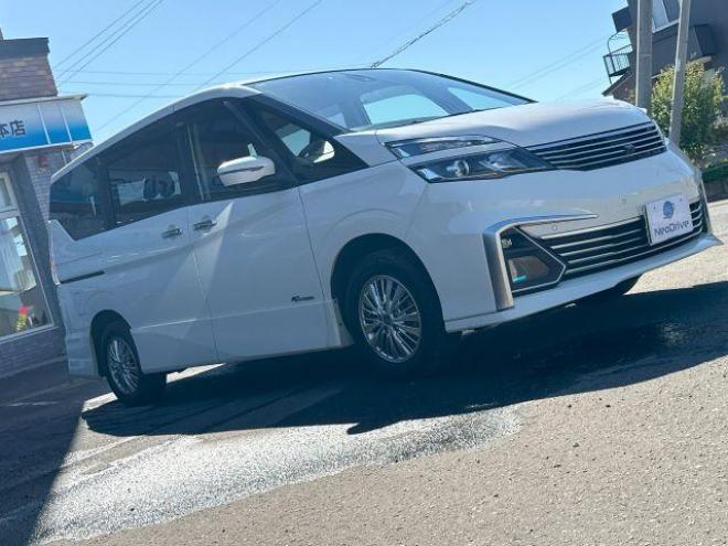 セレナ2.0ライダー 4WD　ローンが不安な方＜優遇ローン＞　本州仕入　寒冷地仕様　 純正ナビ　後席モニター 4WD 2000 5Dr