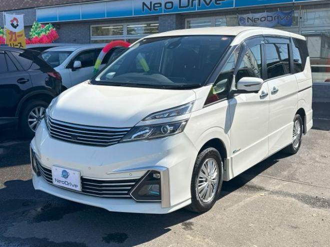 セレナ2.0ライダー 4WD　ローンが不安な方＜優遇ローン＞　本州仕入　寒冷地仕様　 純正ナビ　後席モニター 4WD 2000 5Dr