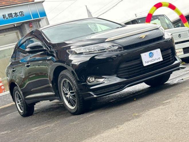 ハリアーハイブリッドE-Fourエレガンス 4WD　ローンが不安な方＜優遇ローン＞　寒冷地仕様　フロントエアロ　社外ナビ　ワンセグTV 4WD 2500 5Dr